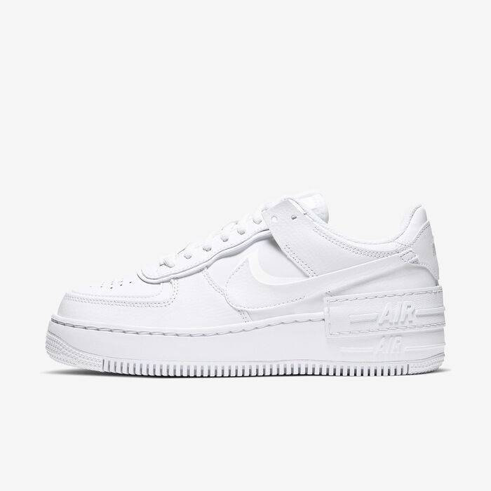 Nike Women's Air Force 1 Shadow Shoes White Nike Women's Air Force 1 Shadow Shoes White image number 0