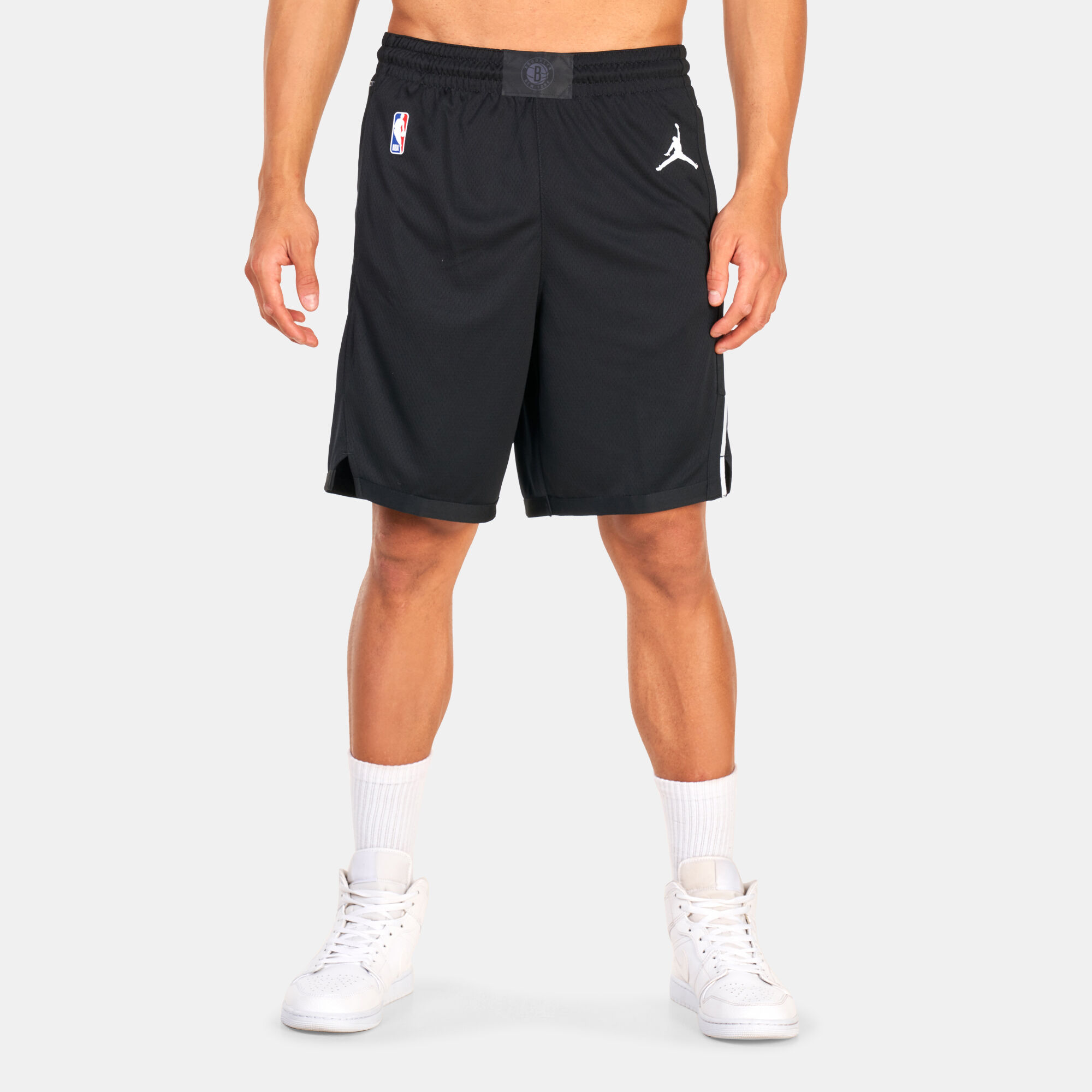 Men s Brooklyn Nets Dri FIT Swingman Shorts 2022 23 Black Jordan in Qatar SSS