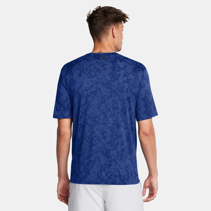Under Armour Men's UA Tech™ Vent Training T-Shirt Blue Under Armour Men's UA Tech™ Vent Training T-Shirt Blue image number 1