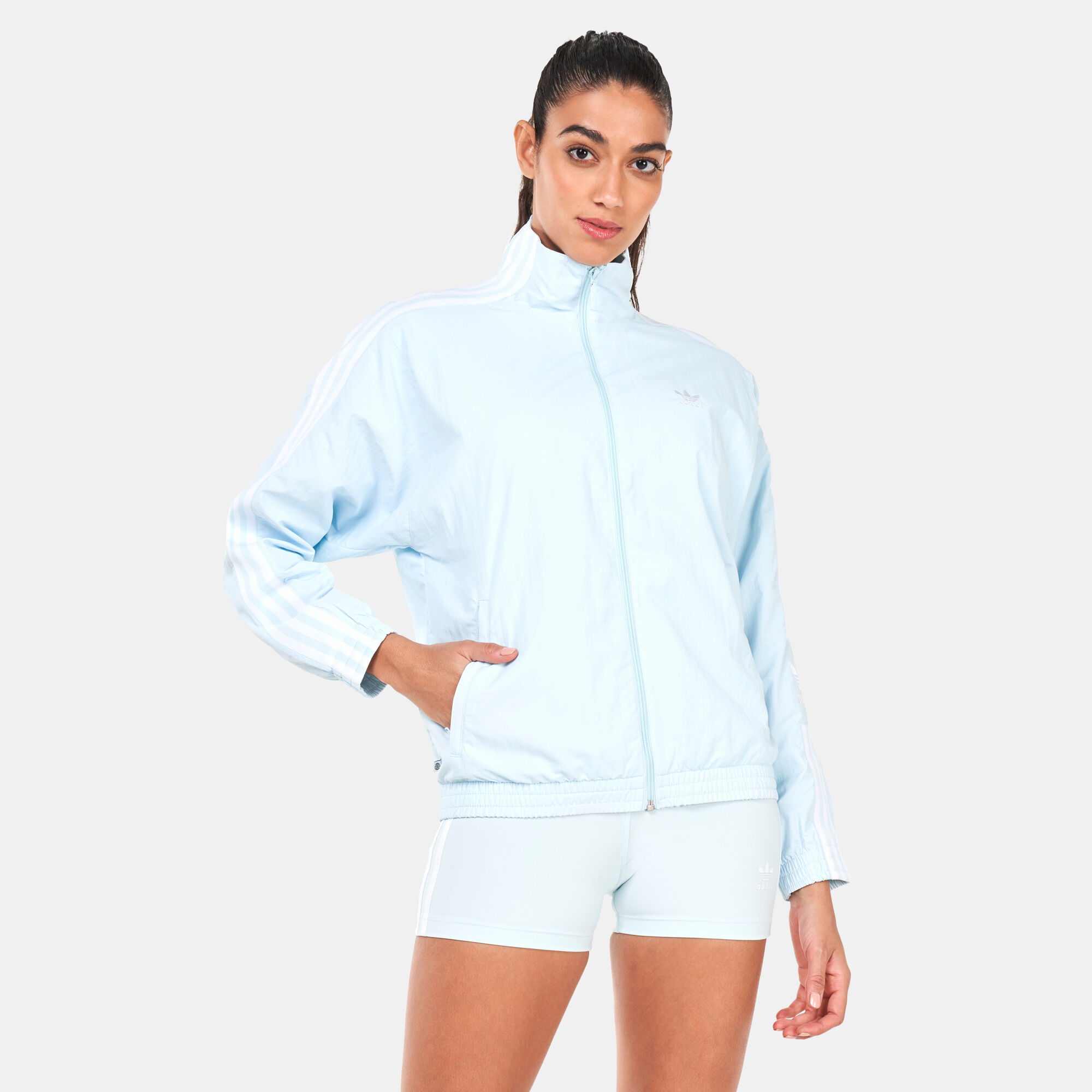 Adidas originals women's lock up track jacket top