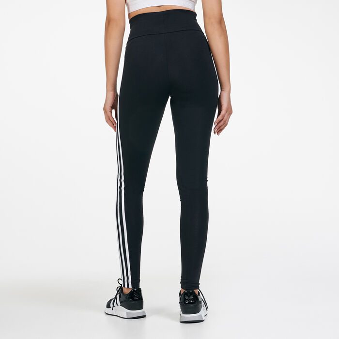 adidas Originals Women's Adicolor Sliced Trefoil Leggings Black image number 1