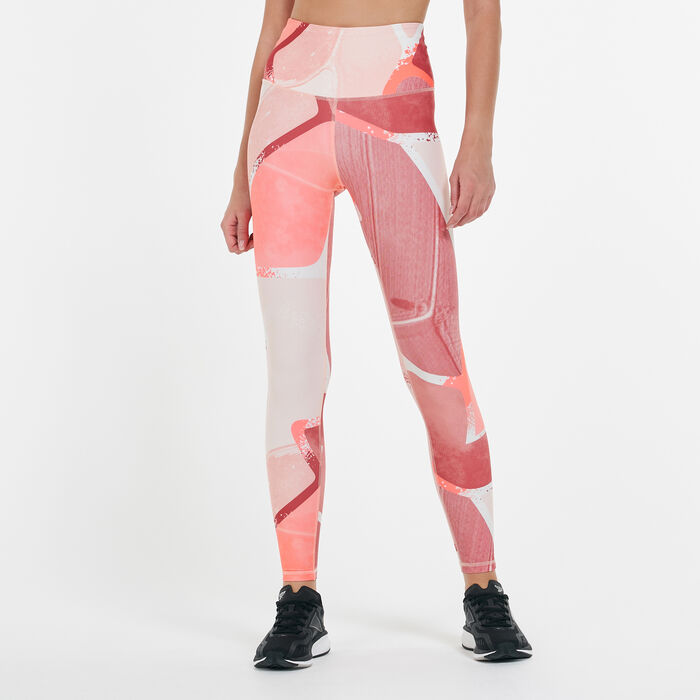 Reebok Women's Lux Bold Leggings Orange Reebok Women's Lux Bold Leggings Orange image number 0