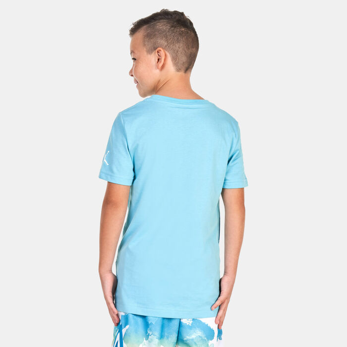 Nike Kids' Jumbo Jumpman Splash T-Shirt Blue Nike Kids' Jumbo Jumpman Splash T-Shirt Blue image number 1