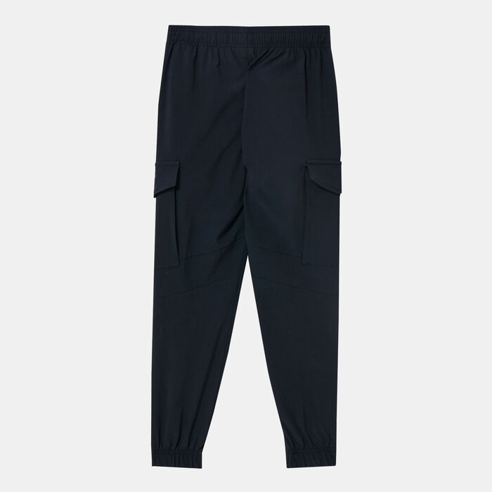 Under Armour Kids' UA Pennant Woven Cargo Pants Black Under Armour Kids' UA Pennant Woven Cargo Pants Black image number 1