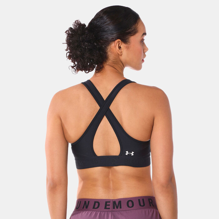 Under Armour Women's UA Project Rock Sports Bra Black Under Armour Women's UA Project Rock Sports Bra Black image number 1