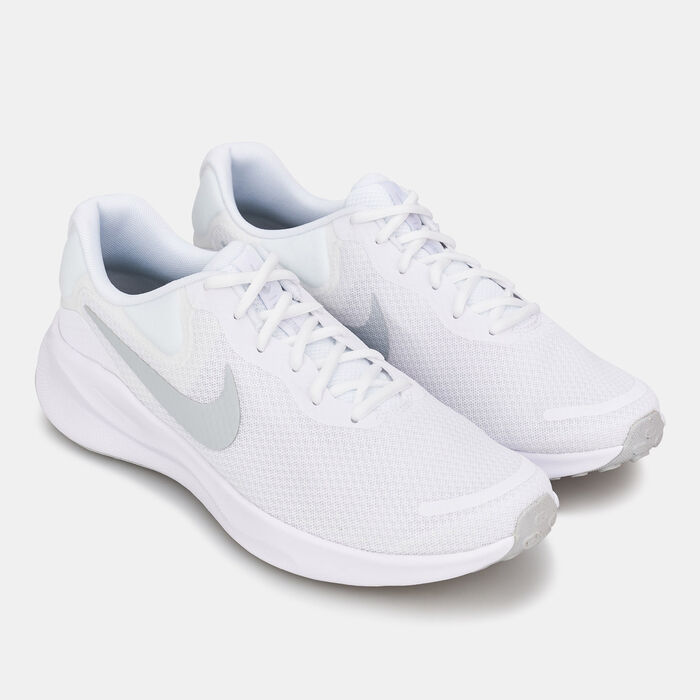 Nike Men's Revolution 7 Road Running Shoes White image number 2