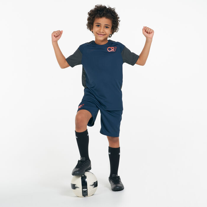 Nike Kids' Dri-FIT CR7 Top Blue image number 2
