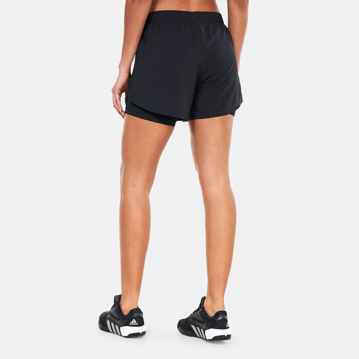 adidas Women's Win 2in1 Shorts Black adidas Women's Win 2in1 Shorts Black image number 1