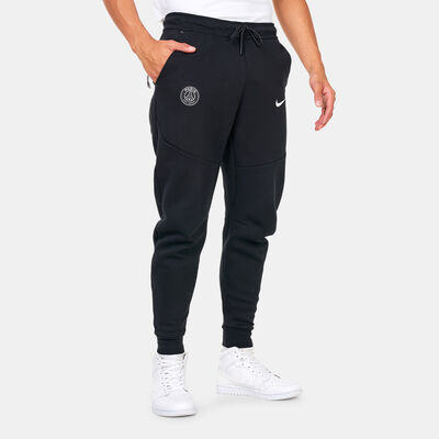 Nike Men's Paris Saint-Germain Tech Fleece Joggers Black
