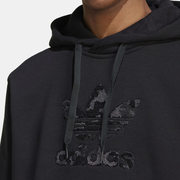 adidas Originals Men's Camo Hoodie Black image number 3