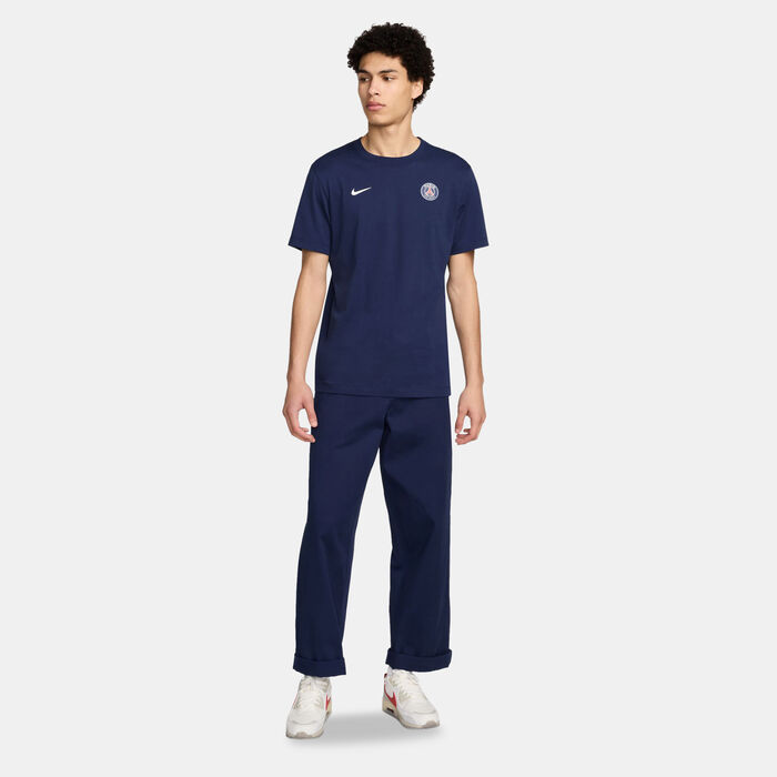 Nike Men's Paris Saint-Germain Essential T-Shirt Blue Nike Men's Paris Saint-Germain Essential T-Shirt Blue image number 2