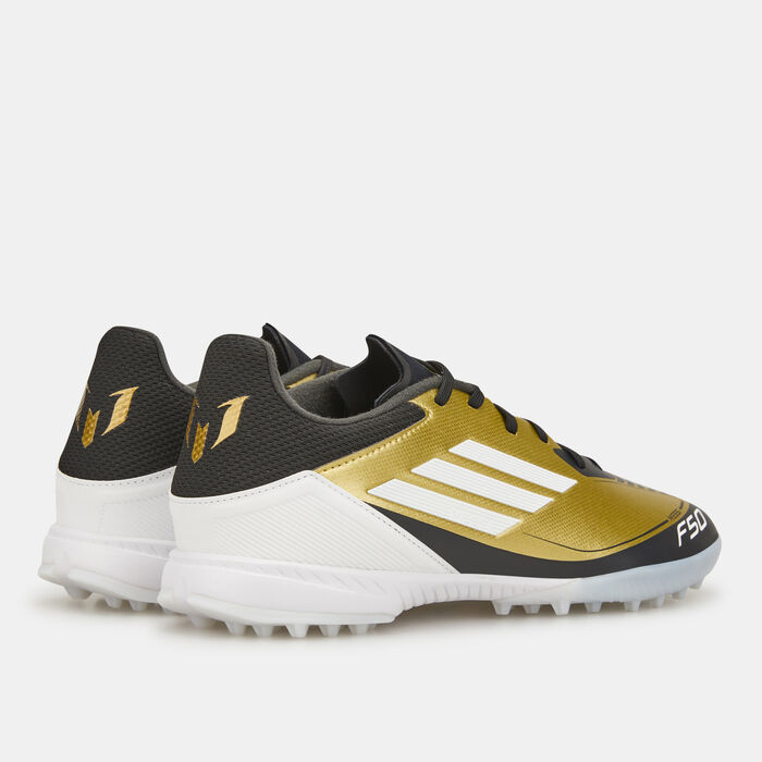 adidas Men's F50 League Messi Turf Ground Football Shoes White adidas Men's F50 League Messi Turf Ground Football Shoes White image number 2