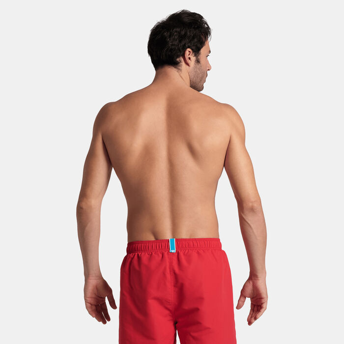 Arena Men's Fundamentals Logo Swimming Shorts Red Arena Men's Fundamentals Logo Swimming Shorts Red image number 1