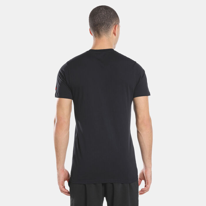 New Era Men's Toronto Raptors Team Logo T-Shirt Black New Era Men's Toronto Raptors Team Logo T-Shirt Black image number 1