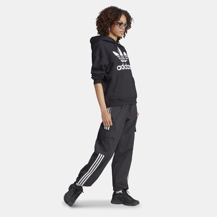 adidas Originals Women's Trefoil Hoodie Black adidas Originals Women's Trefoil Hoodie Black image number 2