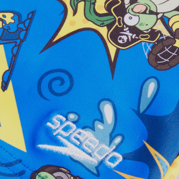 Speedo Kids' Learn To Swim All Over Swimming Shorts Blue image number 3