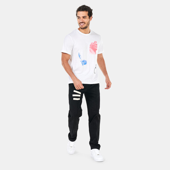 Tee Library Men's Supima Straight Hem T-Shirt White image number 2