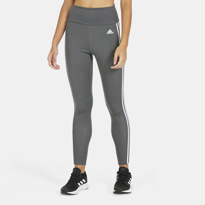 adidas Women's Designed 2 Move 3-Stripes 7/8 Leggings White adidas Women's Designed 2 Move 3-Stripes 7/8 Leggings White image number 0
