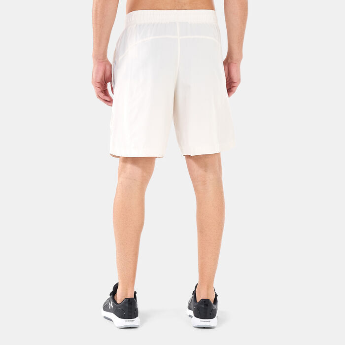 Under Armour Men's UA Project Rock Woven Shorts Beige Under Armour Men's UA Project Rock Woven Shorts Beige image number 1
