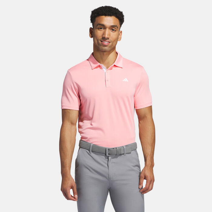 adidas Men's Drive Polo Shirt Pink image number 0