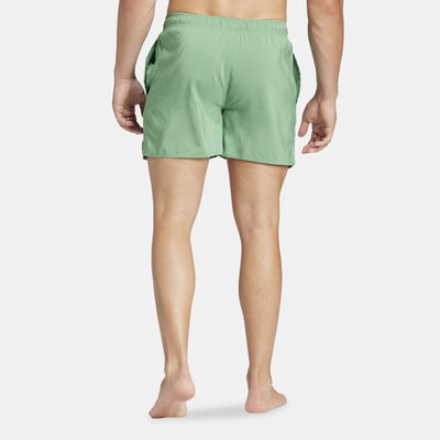 adidas Men's Solid CLX Swimming Shorts White adidas Men's Solid CLX Swimming Shorts White