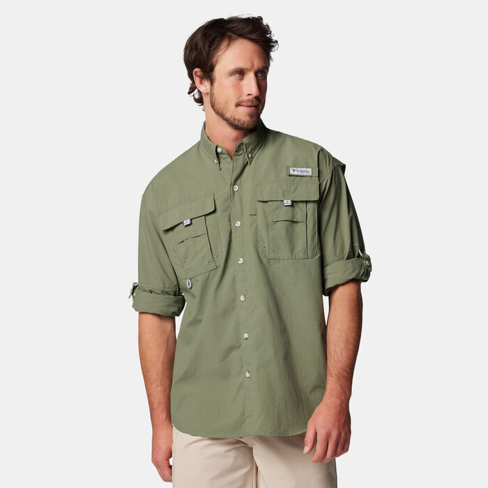 Columbia Men's Bahama™ II Long Sleeve Shirt Green image number 5