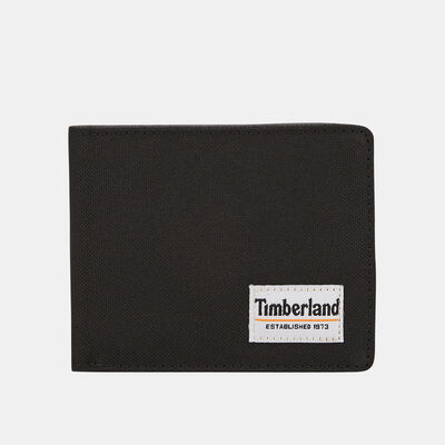 Timberland Men's Halyard Patch Wallet Black