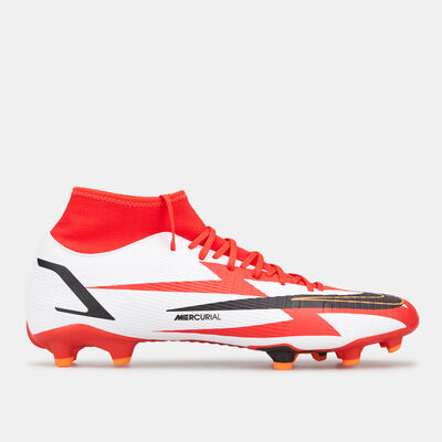 Nike Men's Mercurial Superfly 8 Academy Multi-Ground Football Shoe Red Nike Men's Mercurial Superfly 8 Academy Multi-Ground Football Shoe Red