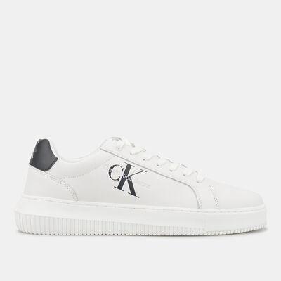 Calvin Klein Men's Monochrome Platform Shoe White Calvin Klein Men's Monochrome Platform Shoe White