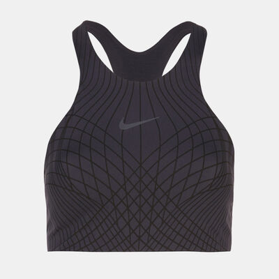 Nike Women’s Swoosh Phoenix Medium-Support Padded Sports Bra Grey