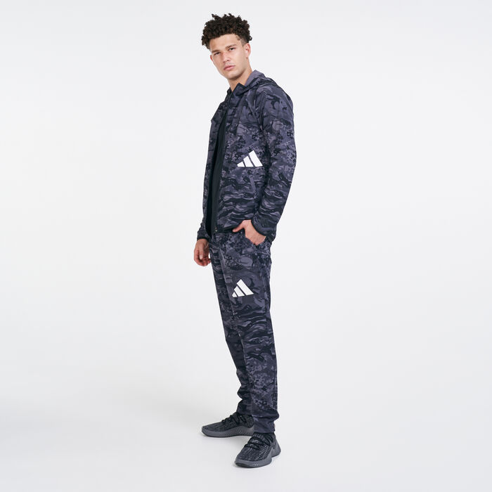 adidas Men's FreeLift Camouflage Training Hoodie Multi adidas Men's FreeLift Camouflage Training Hoodie Multi image number 2