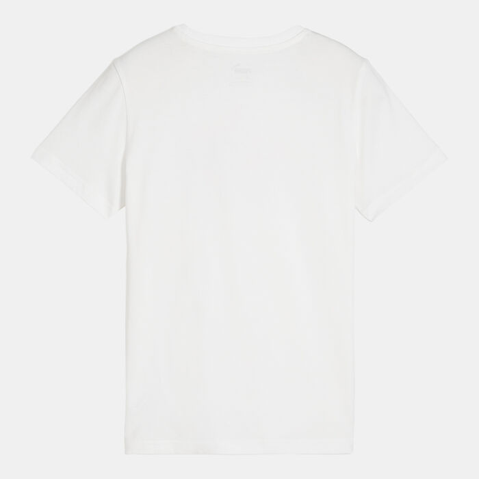 PUMA Kids' ESS+ Logo Lab Summer T-Shirt White PUMA Kids' ESS+ Logo Lab Summer T-Shirt White image number 1