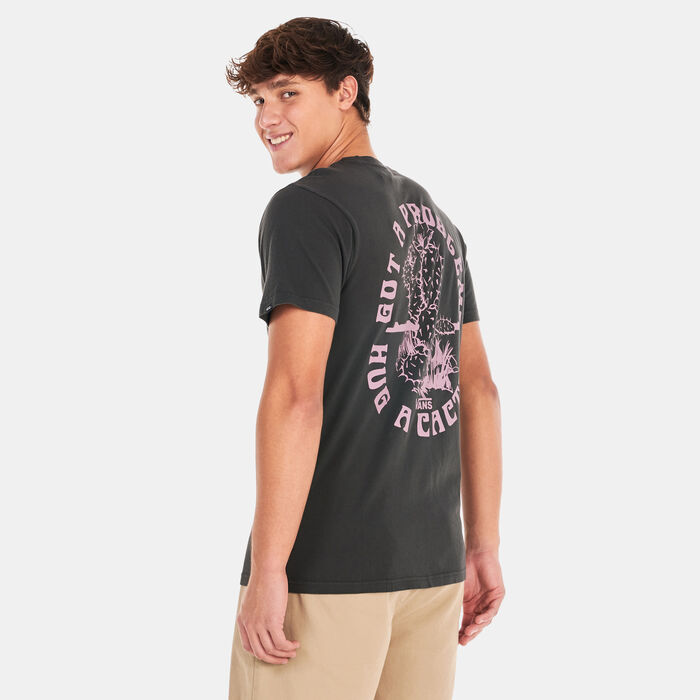 Vans Men's Hug A Cactus T-Shirt Black Vans Men's Hug A Cactus T-Shirt Black image number 1