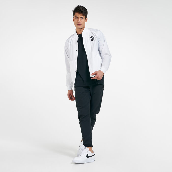 Nike Men's Sportswear Woven World Tour Jacket White Nike Men's Sportswear Woven World Tour Jacket White image number 2