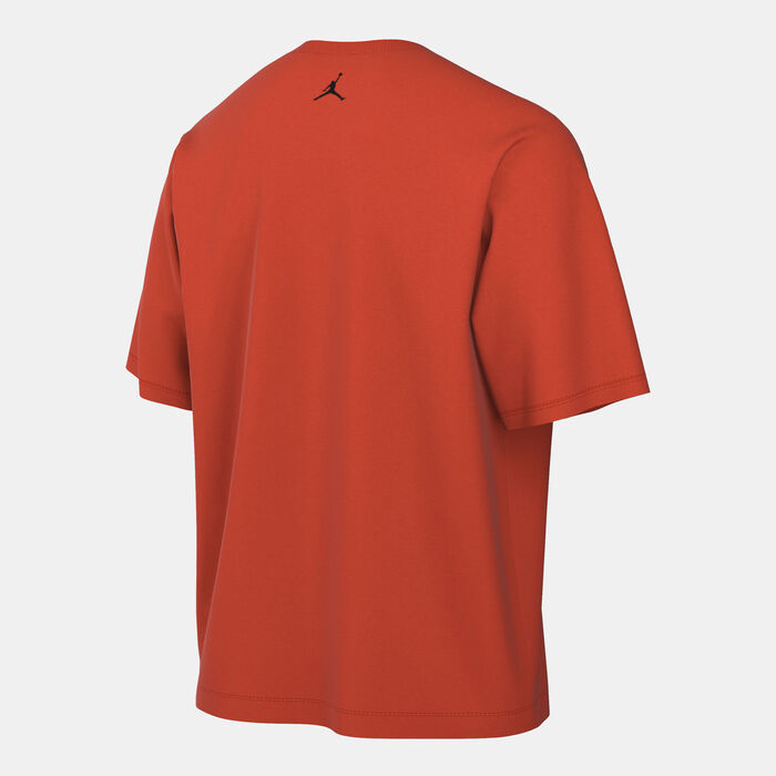 Jordan Men's Sport Dri-FIT Brand T-Shirt Orange image number 1