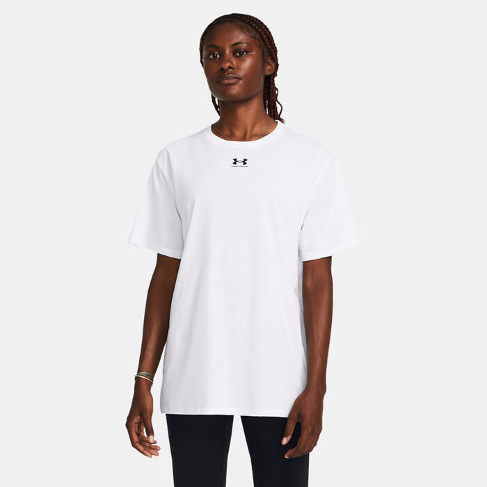 Under Armour Women's Campus Logo T-Shirt White Under Armour Women's Campus Logo T-Shirt White image number 0