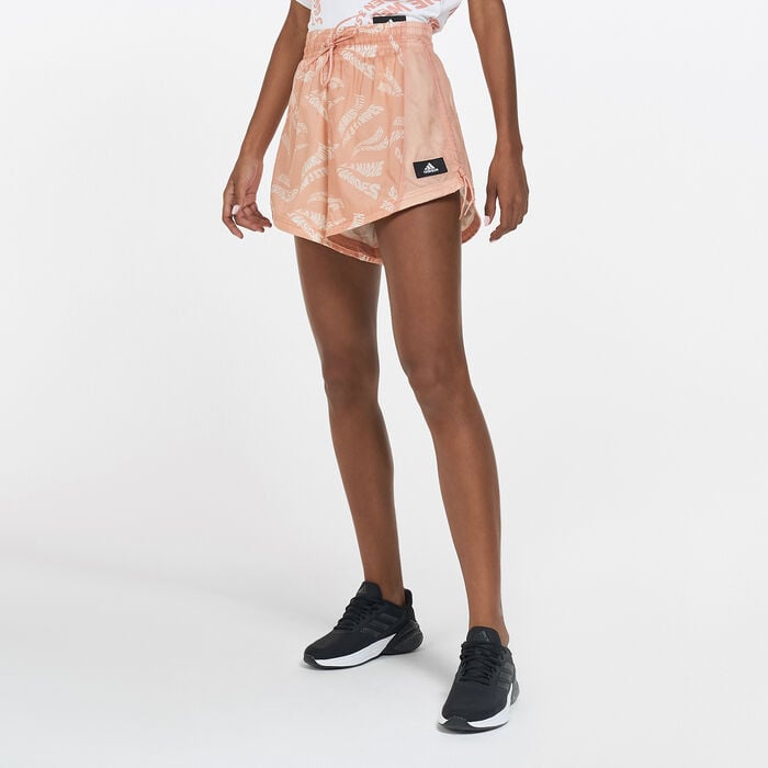 adidas Women's Sportswear Woven Lightweight Shorts Pink adidas Women's Sportswear Woven Lightweight Shorts Pink image number 0