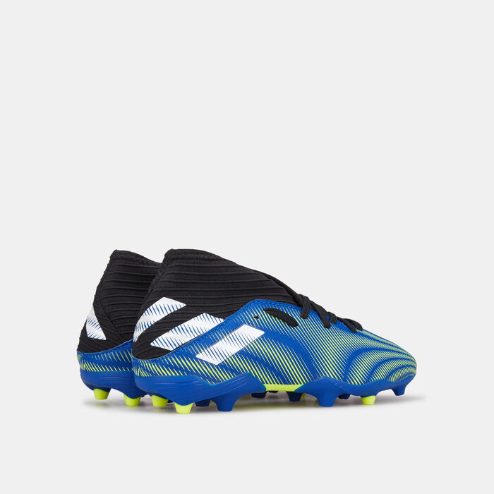 adidas Kids' Nemeziz.3 Firm Ground Football Shoe Blue image number 2