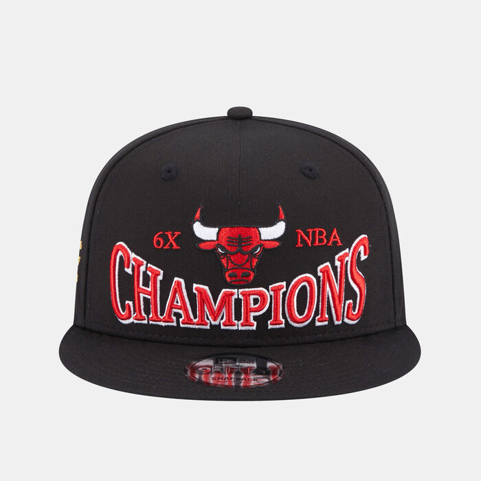 New Era Men's Chicago Bulls Champions Patch 9FIFTY Cap Black image number 0