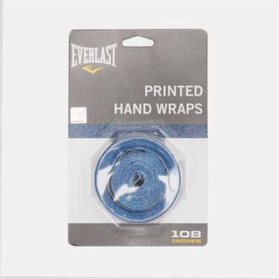 Everlast Printed Boxing Hand Wraps Blue Everlast Printed Boxing Hand Wraps Blue