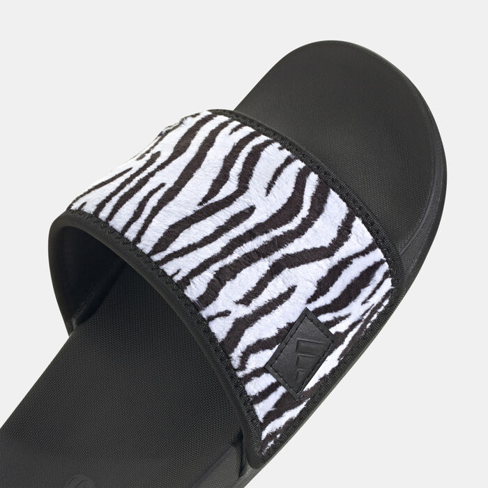 adidas Men's Adilette Comfort Slides Black adidas Men's Adilette Comfort Slides Black image number 5
