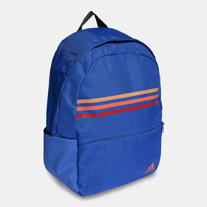 adidas Classic Horizontal 3-Stripes Backpack Blue image number 2