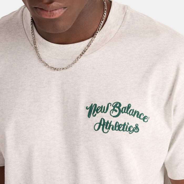 New Balance Men's Athletics League T-Shirt Grey New Balance Men's Athletics League T-Shirt Grey image number 3