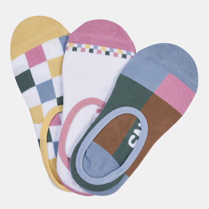 Vans Women's Check It Canoodle Socks (3 Pack) Purple Vans Women's Check It Canoodle Socks (3 Pack) Purple image number 0