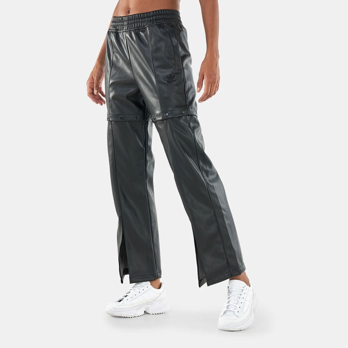 adidas Originals Women's Always Original Faux Leather Track Pants Black adidas Originals Women's Always Original Faux Leather Track Pants Black image number 0