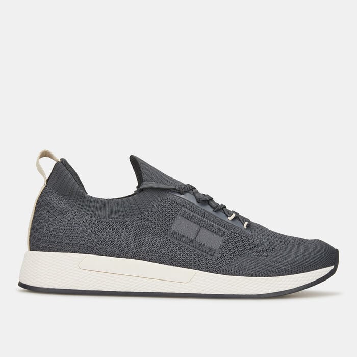 Tommy Hilfiger Men's Knitted Running Shoe Black Tommy Hilfiger Men's Knitted Running Shoe Black image number 0