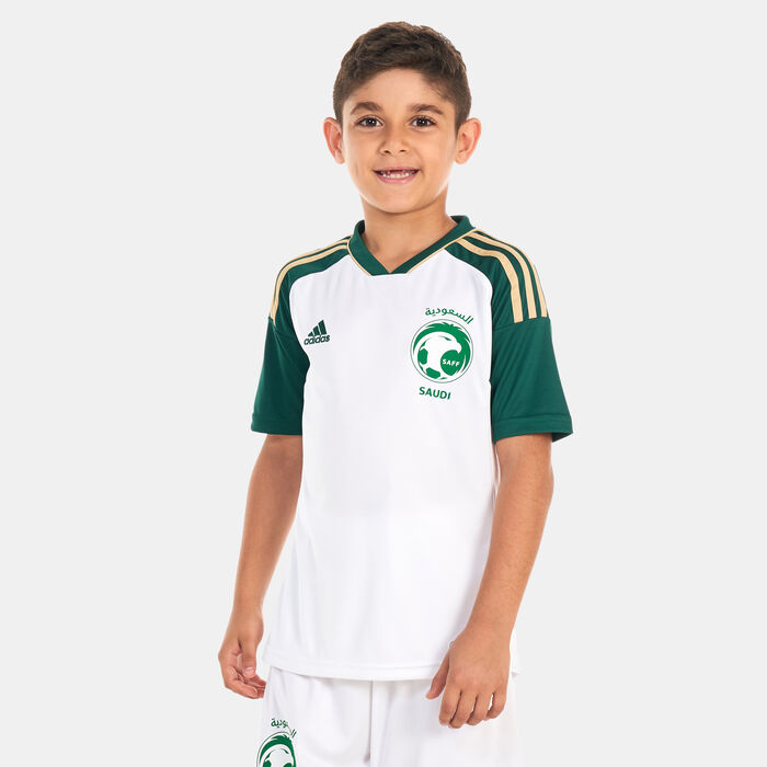 adidas Kids' Saudi Arabia Away Jersey White adidas Kids' Saudi Arabia Away Jersey White image number 0
