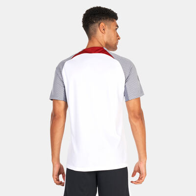 Nike Men's Liverpool FC Strike Dri-FIT Knit Football T-Shirt White