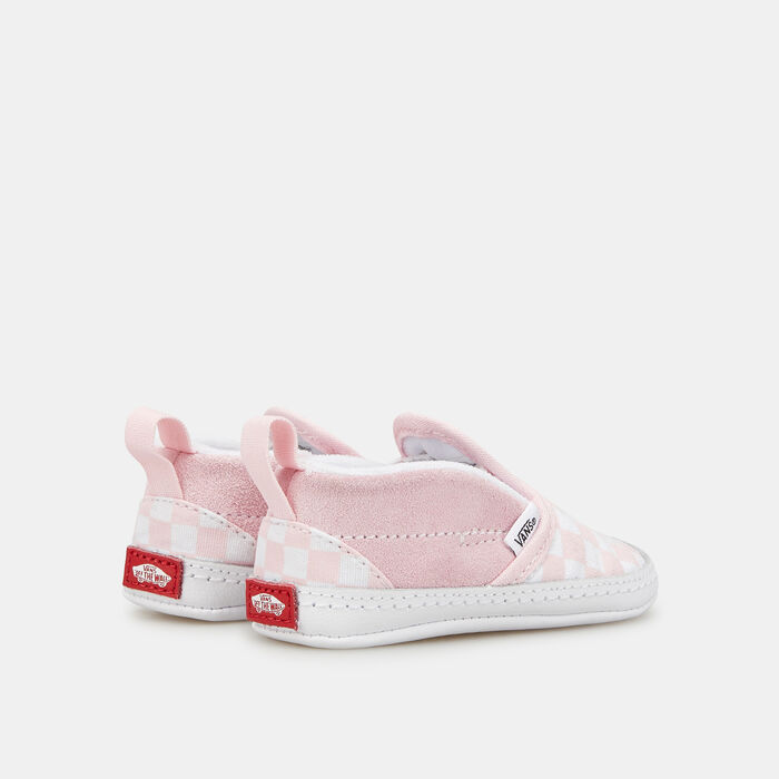 Vans Kids' V Crib Slip-On Unisex Shoe Pink image number 2