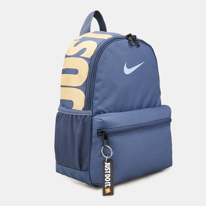 Nike Kids' Brasilia JDI Mini Backpack Blue Nike Kids' Brasilia JDI Mini Backpack Blue image number 2